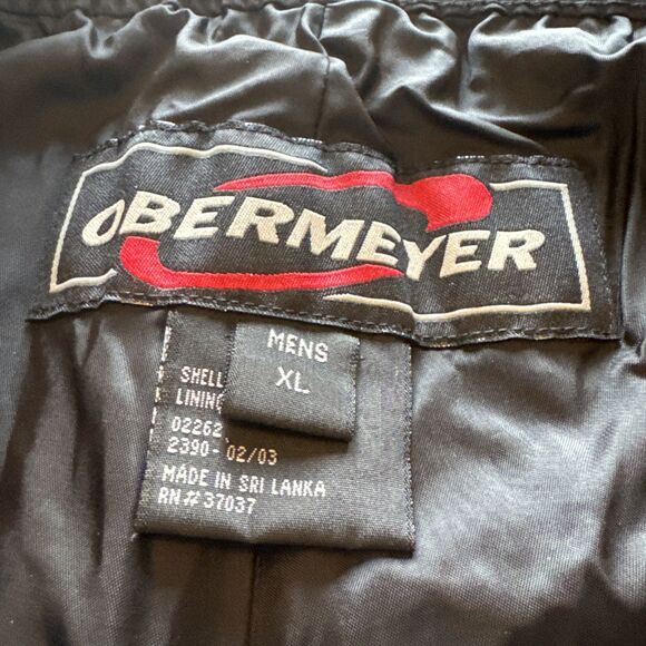 VTG 03‎ Obermeyer XL Black Elastic Waist & Ankles Waterproof Ski Snowboard Pants - Picture 6 of 12